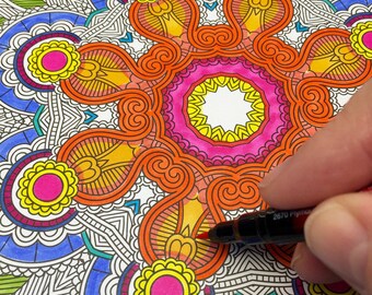 Coloring Book Paper Stack 60 Sheets, 12" x 12", Heavy Weight SALE