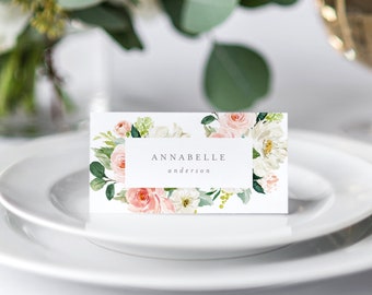 Editable Template - Instant Download Spring Romance Place Cards