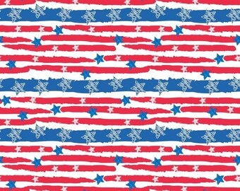 12" x 12" Oracal Patterned Vinyl - Stars and Stripes by Sparkle Berry