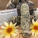 WHITE SAGE & CEDAR Smudge Stick | Sage Bundle for Ceremony, Meditation, Altar, Home Cleansing, Positive Energy, Cleanse, Wicca Smudge Kit