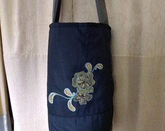 Bucket bag, blue bucket bag