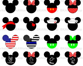 Mickey Head svg - Mickey Head vector - Mickey Head clipart - Mickey Head digital clipart for Design or more,file download svg, png, jpg, png