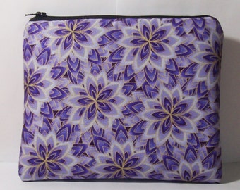 Padded Bag, Pipe Pouch, Stoner Gifts, Padded Zipper Bag, Floral Pouch, Zipper Pouch, Weed Accessory, Padded Pipe Pouch, 7.5" x 6" - X LARGE