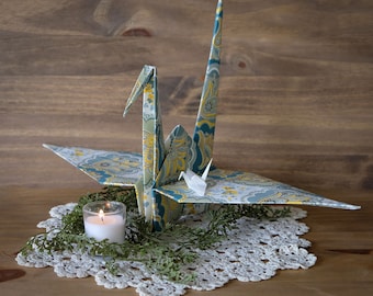 Giant Origami Paper Crane, Peace Crane