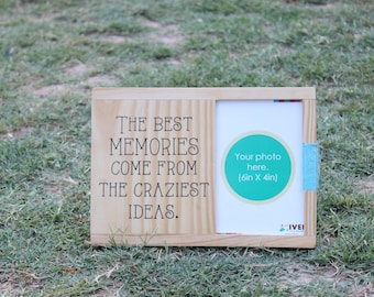 IVEI Wooden table and wall photoframe - Memories