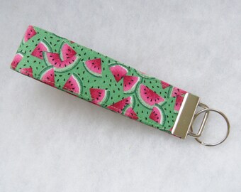 Key Fob wristlet - Watermelon