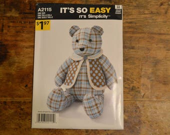 Miniature PANDA PATTERN PDF make a bearpdf e-pattern