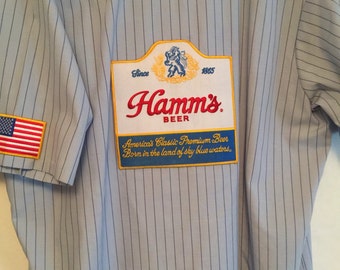Hamm's or Old Style vintage work shirt