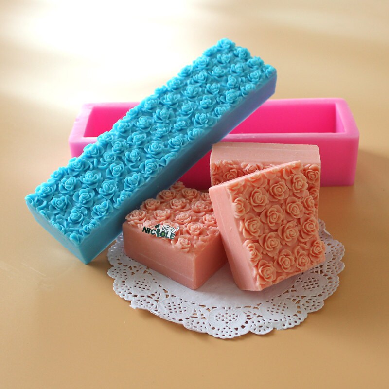 Soap Mold Silicone Mold Soap Mould Cuboid Bar Loaf Candle Mold