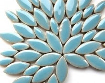 Petal Ceramic Mosaic Tiles - Azure - 50g (approx. 50 petals) (1.75 oz)