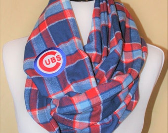 Cubs Flannel Scarf - Men's or Women's
