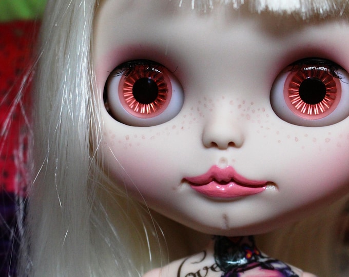 Custom Neo Guava Blythe PRISCILLA Punk Tattoo Cyborg Girl Blythe Doll by Sassy Grace