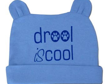 Drool is Cool Organic Cotton Baby Hat