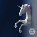 Unicorn Papercraft, 3D Papercraft - Build Your Own Low Poly Paper Sculpture from PDF Download (DIY gift, Wall Decor for home and office)
