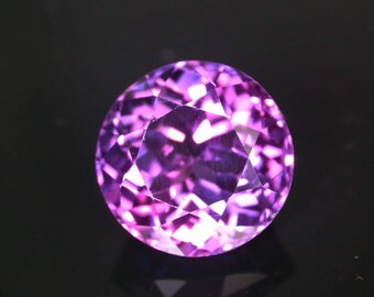 8.1 ctw. blue purple sapphire loose gemstone.
