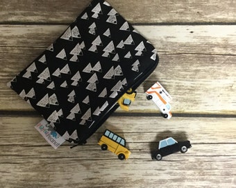Reusable Snack Bag, Reusable Zipper Bag, Reusable Sandwich Bag, Zipper Pouch, Reusable, Mountains Snack Bag, Lunch Bag, Reusable Bag