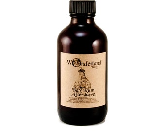 Bay Rum Aftershave, Aftershave Toner, Shaving & Grooming, Personal Care, Men's Skin Care, Gift for Him, Wet Shave, Traditional Shave