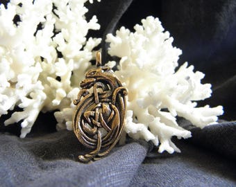 Mother's Day Celtic wolves necklace Free Shipping!