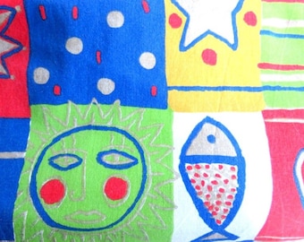 Kids heavy cotton fabric 140 x 50 cm