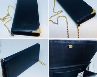 Vintage Handbag, Navy Blue Bag, Wvsning Bag