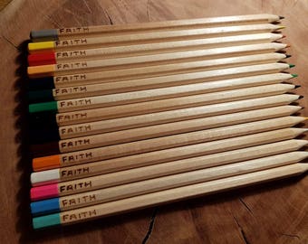 FIVER FRIDAY, Personalised Colouring Pencils, 15 Mixed Colouring Pencils, Childs Toy, Stocking Fillers, Colouring, Children's gifts, Gifts