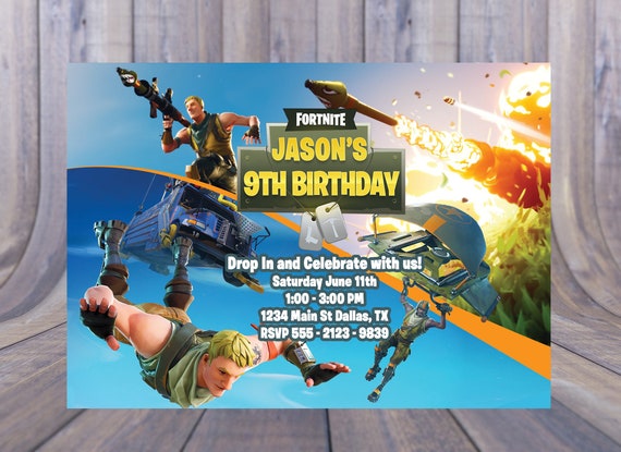 Free Printable Fortnite Invitations Get 100 V Bucks Bbcreamqueen Com - 