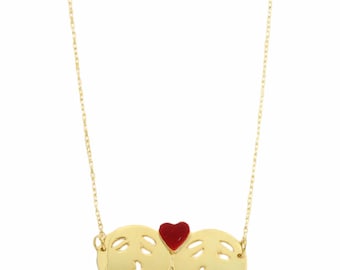 Emoji Necklace, Couple Kissing Emoji