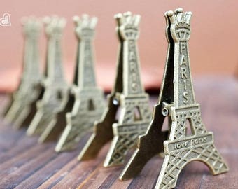 Eiffel Tower Photo Holder- Display Memo Clip Holder- Stand Card -Paper Note Clip