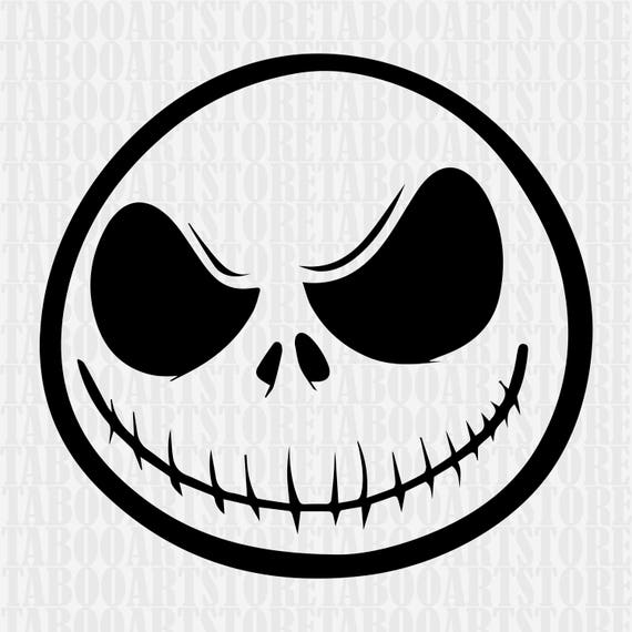 Jack skellington Cut File jack skellington SVG Silhouette
