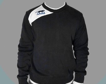 Navy sweater AIRNESS mesh