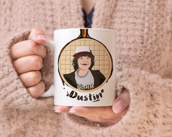 Waffles Don't Lie - Dustin, Geeky Mug, Fandom Mug, Eleven Mug, Gift for Geeks, Gift for Nerds, Waffle Mug