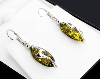 Boho Green Earrings For Gift, Green Dangle Earrings, Dangle Green Stone Earrings, Boho Green Stone Earrings, Best Boho Earrings