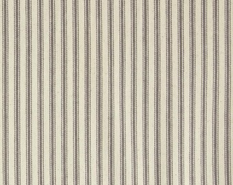 44 Inch Ticking Stripe Grey