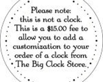 Customize your Big Clock Store Clock
