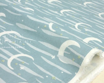 Japanese Fabric Kokka Trefle Moonlight double gauze - B - 50cm