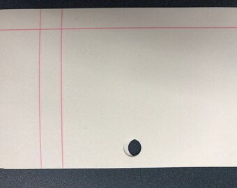 Elegant 11 Blank Card Catalog Cards