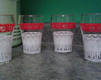 Vintage juice glasses