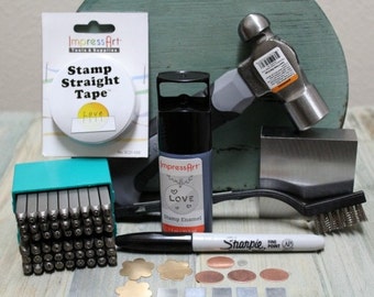 Metal Stamping Kit- Metal Stamping And Jewelry Design- Metal Stamping Starter Kit- SG-SK