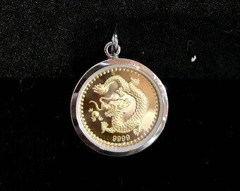 Vintage Chinese Coin Pendant VP-35