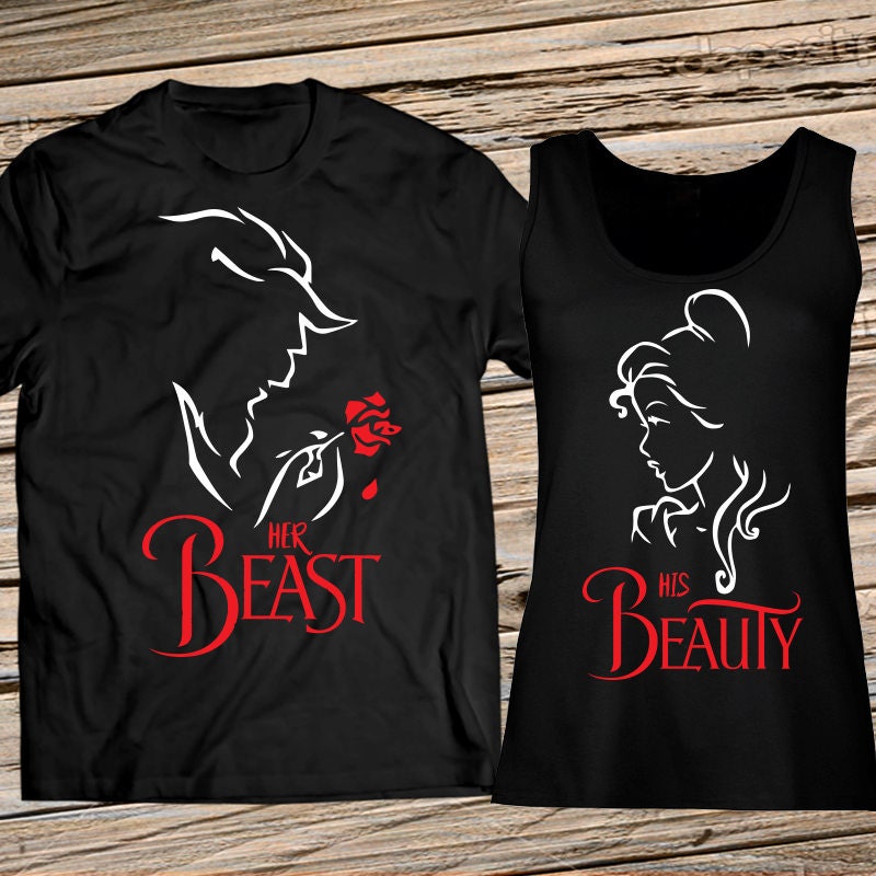 beauty and the beast mens shirt