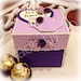 Tea Time Explosion box. Digital file. Silhouette Studio V3 cutting file. Treat box