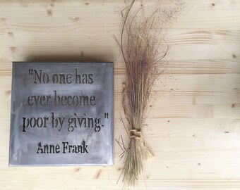 anne frank giving