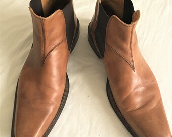Newer Vintage Mercanti Fiorentini Tan Beatle Boots Chelsea Boots 12M