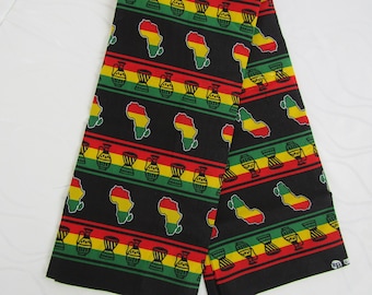 Africa map fabric,African clothing for women,African fabric,African clothing,Tissus Africain,Ghana fabric,Wall hanging fabric