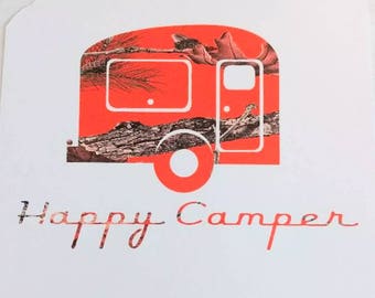 Happy Campers Decal Camo Sticker