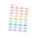 Quilting Time Planner Stickers, Sewing Stickers, Fits Erin Condren and Happy Planner