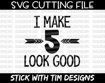 5th birthday svg | Etsy