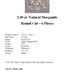 MORGANITE CLOSE-OUT - Pretty 6 pc. Set of Hard to Find of Morganite Rounds - 2.30 cts of Striking Peachy Pink...