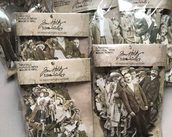 Tim Holtz Idea-ology Paper Dolls Mixed Media Supply