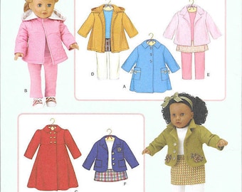 Simplicity 3551- Sewing pattern for 18 Inch Doll Clothes- Fits American Girl Dolls